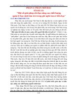 (Sáng kiến kinh nghiệm) một số giải pháp chỉ đạo nâng cao chất lượng quản lý học sinh bán trú tiểu học 