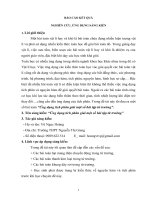 (Sáng kiến kinh nghiệm) ứng dụng tích phân giải một số bài tập từ trường 