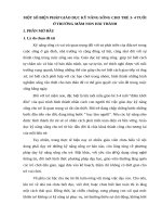 (Sáng kiến kinh nghiệm) một số biện pháp giáo dục kĩ năng sống cho trẻ 3 4 tuổi ở trường mầm non hải thành 