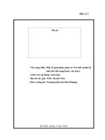 (Sáng kiến kinh nghiệm) một số giải pháp giúp trẻ 5 6 tuổi chuẩn bị tâm thế sẵn sàng bước vào lớp 1 1 