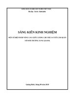 (Sáng kiến kinh nghiệm) một số biện pháp nâng cao chất lượng cho trẻ 5 6 tuổi làm quen môi trường xung quanh001 