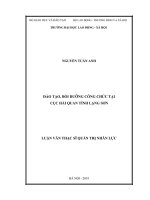 (Luận văn thạc sĩ) nâng cao chất lượng đội ngũ viên chức của bảo hiểm xã hội tỉnh bắc ninh 