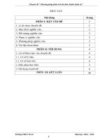 (Sáng kiến kinh nghiệm) chuyên đề  phương pháp phân tích đa thức thành nhân tử 