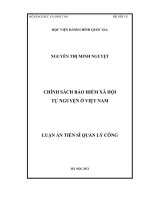 Chính sách bảo hiểm xã hội tự nguyện ở việt nam 