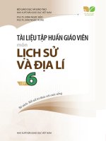 Kết nối tri thức tập huấn sử dụng SGK lịch sử và địa lí 6 