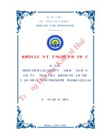 Khóa luận tốt nghiệp Quản trị kinh doanh: Phân tích các nhân tố ảnh hưởng đến chất lượng dịch vụ khám chữa bệnh tại Bệnh viện 331 thành phố Pleiku Gia Lai
