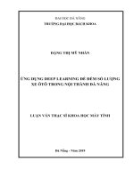 Ứng dụng deep learning để đếm số lượng xe ôtô trong nội thành đà nẵng 