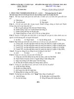 De trac nghiem Van 6 HKI20122013Chau ThanhBen Tre