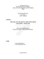 Trụ sở làm việc bộ tư lệnh công binh, quận ba đình, thành phố hà nội  