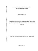 Giải quyết khiếu nại quyết định hành chính trong lĩnh vực đất đai từ thực tiễn thành phố Buôn Ma Thuột, tỉnh Đắk Lắk.