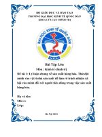 Lý luận chung về sản xuất hàng hóa. Thử đặt mình vào vị trí nhà sản xuất để làm rõ trách nhiệm xã hội của mình đối với người tiêu dùng trong việc sản xuất hàng hóa.