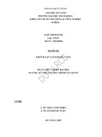 (Đồ án tốt nghiệp) khách sạn lagger đà nẵng  