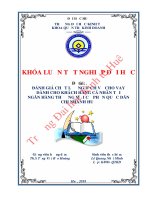 Khóa luận tốt nghiệp Quản trị kinh doanh: Đánh giá chất lượng dịch vụ cho vay dành cho khách hàng cá nhân tại Ngân hàng Thương mại Cổ phần Quốc Dân chi nhánh Huế