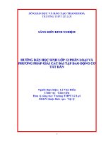 (Sáng kiến kinh nghiệm) hướng dẫn học sinh lớp 12 phương pháp giải nhanh bài tập tán sắc ánh sáng 