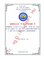 Khóa luận tốt nghiệp Quản trị kinh doanh: Nghiên cứu các yếu tố ảnh hưởng đến sự cam kết gắn bó với tổ chức của nhân viên công ty cổ phần viễn thông FPT