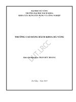 (Đồ án tốt nghiệp) trường cao đẳng bách khoa đà nẵng  