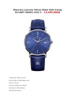 Maurice lacroix eliros date thời trang EL1087 SS001 410 1   13,495,000₫