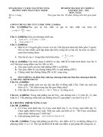 De TOAN 11 ky I Truong PHan Chau Trinh