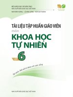 Kết nối tri thức TL tập huấn SGK khoa học tự nhiên 6