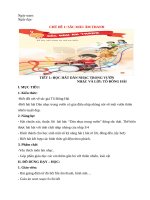 giáo án âm nhạc lớp 2 (HKI) sách kết nối tri thức với cuộc sống