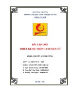 Thiết kế sản phẩm cơ điện tử cấp phôi tự động phôi hộp