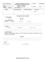 De KTDK CKI Toan L2Ninh