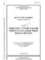 (Đồ án tốt nghiệp) thiết kế và chế tạo hệ thống cắt laser tự động theo băng chuyền 
