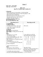 giao an lop 2tuan 17h