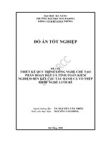 (Đồ án tốt nghiệp) thiết kế quy trình công nghệ chế tạo phân đoạn đáy và tính toán kiểm nghiệm bền kết cấu tàu đánh cá vỏ thép 829HP nghề lưới rê 