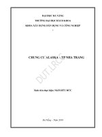 (Đồ án tốt nghiệp) chung cư alaska thành phố nha trang 