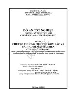 (Đồ án tốt nghiệp) chế tạo phương tiện thu gom rác và cải tạo bề mặt bãi biển (VN seagull 0119) 