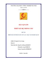 Thiết kế  sản phẩm cơ điện tử con lắc ngược 1 bậc tự do kiểu quay