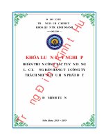 Khóa luận tốt nghiệp Quản trị kinh doanh: Hoàn thiện công tác tuyển dụng lực lượng bán hàng của công ty TNHH Phát Đạt