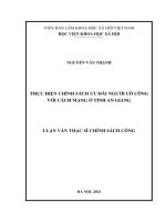 Thực hiện chính sách ưu đãi người có công với cách mạng ở tỉnh An Giang