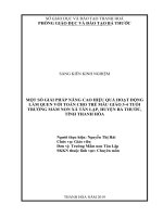 (Sáng kiến kinh nghiệm) một số giải pháp nâng cao hiệu quả hoạt động làm quen với toán cho trẻ mẫu giáo 3   4 tuổi trường mầm non tân lập, huyện bá thước, tỉnh thanh hóa 