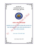 Khóa luận tốt nghiệp Kế toán-Kiểm toán: Nghiên cứu các yếu tố ảnh hưởng đến thái độ của sinh viên ngành Kế toán, Kiểm toán đến hành vi điều chỉnh lợi nhuận