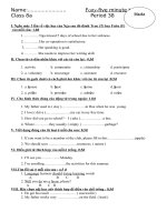 kiemtra lop 8 1 tiet lan 2