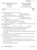 de thi thu dai mon hoa hoc hay