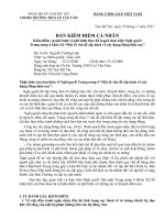 Danh gia Dang vien theo NQTW4 Khoa XI