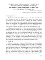 Đánh giá nhanh thực trạng cung cấp và sử dụng một số tài liệu truyền thông về lĩnh vực chăm sóc sức khỏe bà mẹ và trẻ em dưới 5 tuổi do UNICEF hỗ trợ từ năm 2010-2015