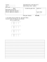 De Kiem tra Hoc ky ITieng Viet lop 1a