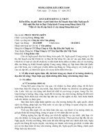 Ban tu kiem diem dang vien theo Nghi quyet TW 4 khoa XI