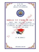 Khóa luận tốt nghiệp Quản trị kinh doanh: Nhân tố ảnh hưởng đến quyết định mua của du khách đối với sản phẩm tour du lịch nội địa tại Công ty cổ phần Truyền thông quảng cáo và