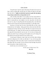 (Luận văn thạc sĩ) nghiên cứu kiến thực bản địa của người dân địa phương trong sử dụng và phát triển rau rừng tại tỉnh lào cai​ 