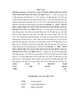 Phát triển đội ngũ giáo viên mầm non huyện đông anh, thành phố hà nội đáp ứng yêu cầu hiện nay 