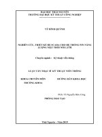 Nghiên cứu thiết kế hệ scada cho hệ thống pin năng lượng mặt trời nối lưới 