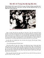 Bac Ho voi Trung thu doc lap dau tien