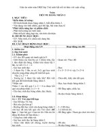 Giáo án môn toán HKII lớp 2 bộ sách kết nối tri thức với cuộc sống