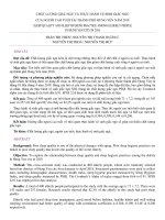 Chất lượng giấc ngủ và thực hành vệ sinh giấc ngủ của người cao tuổi tại thành phố Hưng Yên năm 2018