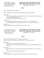 De thi Sinh 11 Nang Cao rat hay